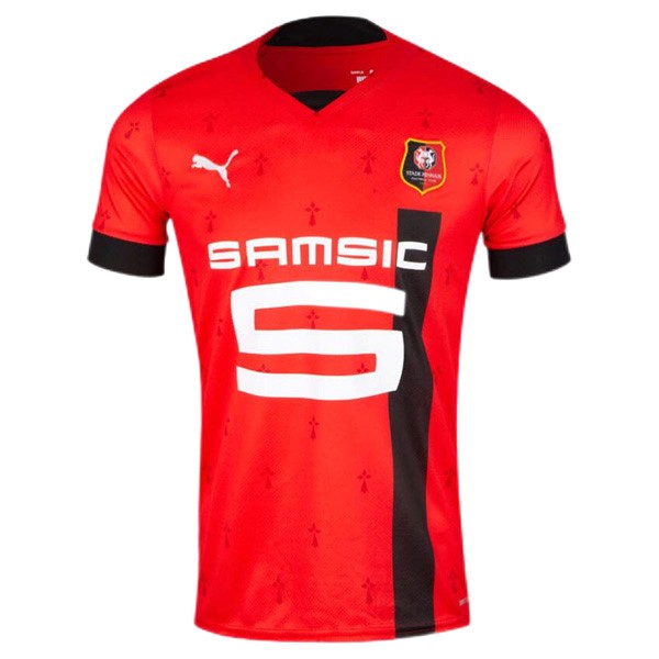 Tailandia Camiseta Stade Rennais 1ª Kit 2022 2023 Rojo